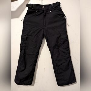 Fera-l series snow pants, size 10 kids, black